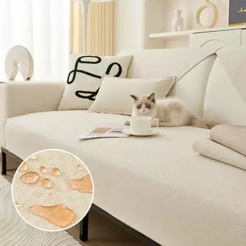 Водонепроницаемый чехол для дивана, нескользящий угловой коврик для дивана для гостиной, моющийся чехол для стула, детский коврик для домашних животных, домашний декор для 1/2/3/4 сидений 70x70cm 1pcs