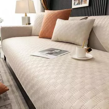 Водонепроницаемый чехол для дивана, полотенце для домашних животных, собак, кошек, детский коврик, защита для мочи, нескользящие чехлы для дивана, сетчатые чехлы для диванов для гостиной 45cm pillowcase 1pcs оранжевый