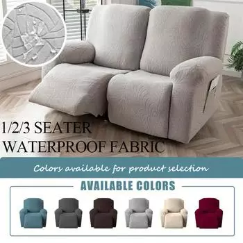 Водонепроницаемый чехол для дивана-реклайнера 1/2/3-местный для гостиной, эластичный чехол для дивана-кресла Lazy Boy, чехлы для дивана-реклайнера 1 Seater(4pcs)