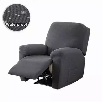 Водонепроницаемый чехол для дивана с откидной спинкой для гостиной, жаккардовый чехол для дивана, нескользящий чехол для кресла, офисный домашний декор, чехол для дивана 2PCS