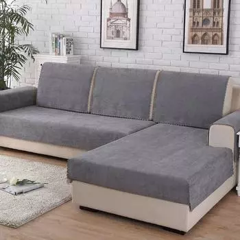 Водонепроницаемый чехол для дивана, защитный коврик для домашних животных, собак, однотонный полиэстер, нескользящий чехол для дивана, полотенце, чехлы для диванов для гостиной 50x70cm armrest