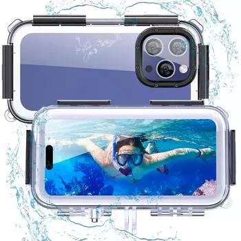 Водонепроницаемый чехол для iPhone 13Pro814Pro/15Pro, ударопрочный, антипылевой, последнее вмешательство спорта, водонепроницаемый, чехол для телефона для велоспорта, катания на лыжах 1pcs