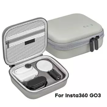 Водонепроницаемый чехол для камеры из ПУ с внутренним сетчатым карманом, чехол для органайзеров для камеры GO3 с внутренним держателем-лотоком