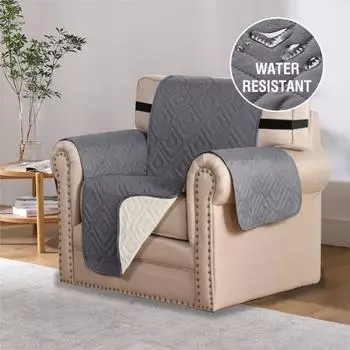 Водонепроницаемый чехол для кресла-реклайнера, нескользящие чехлы для кресел в гостиной, моющийся защитный чехол для мебели с резинкой 1 Seater