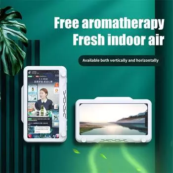 Водонепроницаемый чехол для мобильного телефона на стену, самоклеящийся держатель для сенсорного экрана, чехол для телефона в ванной, герметичный ящик для хранения душа