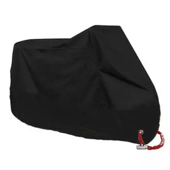 Водонепроницаемый чехол для мотоцикла, всесезонный, пыленепроницаемый, УФ-защитный, для уличного внутреннего скутера, 190 т, износостойкий тканевый чехол для мотоцикла 200X90X100cm серебряный