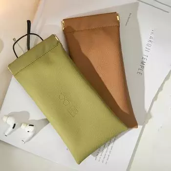 Водонепроницаемый чехол для очков Cove PU, кожаный чехол для очков, защитный чехол для очков циан