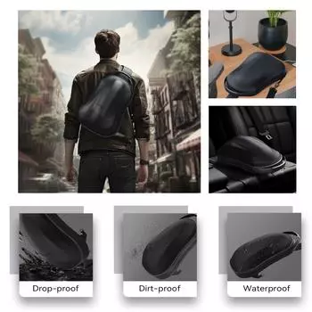 Водонепроницаемый чехол для очков виртуальной реальности, защитная дорожная сумка с плечевыми ремнями для хранения аксессуаров PICO 4 Ultra