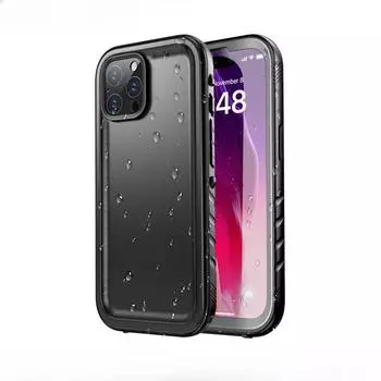 Водонепроницаемый чехол для плавания, дайвинга, противоударный защитный чехол для всего тела For iPhone 15 Pro