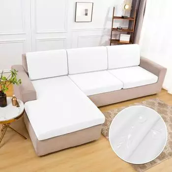 Водонепроницаемый чехол для подушки на сиденье дивана, эластичный защитный чехол для дивана, домашние животные, детский диван для гостиной, чехол со случайным Normal Size S