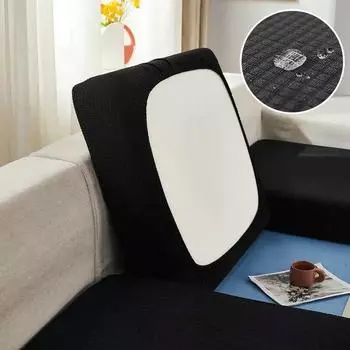 Водонепроницаемый чехол для подушки на сиденье дивана 1/2/3/4 местный жаккардовый эластичный защитный чехол для мебели L-образные чехлы для диванов Normal Size-1 Seater