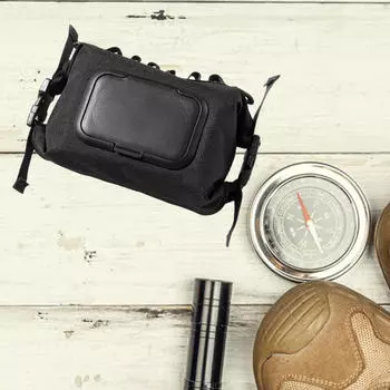 Водонепроницаемый чехол для салфеток для кемпинга на открытом воздухе, подвесная сумка для салфеток Brown_20x10cm