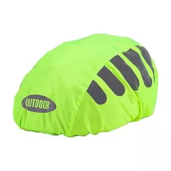 Водонепроницаемый чехол для шлема велосипедиста, защитный чехол от дождя со светоотражающей полосой для шоссейного велосипеда жёлтый