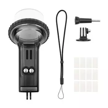 Водонепроницаемый чехол для спортивной камеры, корпус для дайвинга, подводный, 60 м, со сменным ремешком для DJI Osmo чёрный