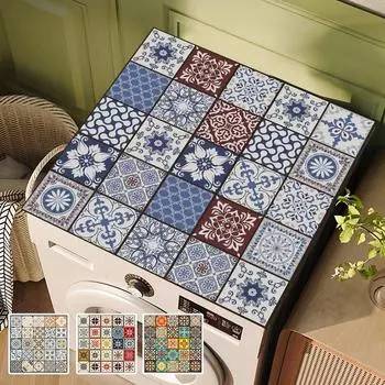 Водонепроницаемый чехол для стиральной машины, пылезащитный чехол для духовки, микроволновой печи, холодильника, защитный коврик для холодильника, коврик для слива кофе, подставка для стола S 40X50cm