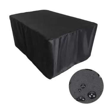Водонепроницаемый чехол для стола, стула, чехлы для мебели, Оксфордский сад, уличный, устойчивый к УФ-излучению, устойчивый к разрыву, патио, пыленепроницаемый чехол для дивана 123x61x72cm чёрный