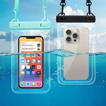 Водонепроницаемый чехол для телефона через плечо, универсальный водонепроницаемый чехол для плавания и пляжа