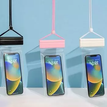 Водонепроницаемый чехол для телефона до 7,0 дюймов для плавания IPX8 Универсальный