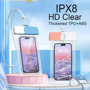 Водонепроницаемый чехол для телефона Милый кролик Чехол для мобильного телефона Плавательный сухой мешок Подводный чехол Водонепроницаемая сумка