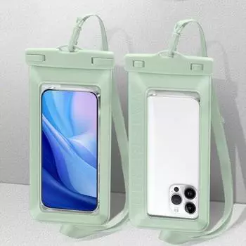 Водонепроницаемый чехол для телефона, сухая сумка для мобильного телефона, большая вместительная прозрачная защитная сумка для подводного мобильного телефона, сумка для хранения синий