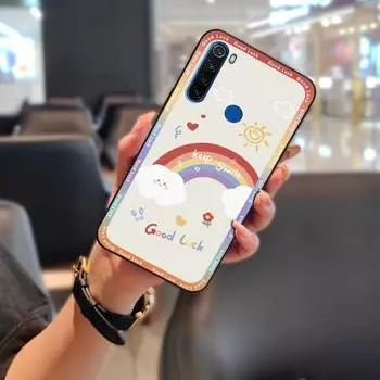 Водонепроницаемый чехол для телефона TPU для Xiaomi Redmi Note 8T, милый противоударный мягкий чехол, силиконовый чехол с мультяшным модным дизайном Xiaomi Redmi Note 8T