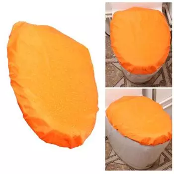 Водонепроницаемый чехол для унитаза с эластичной отделкой, износостойкий защитный чехол для сиденья унитаза, универсальный унитаз синий