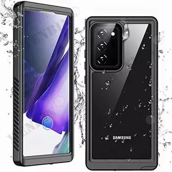 Водонепроницаемый чехол IP68 для Samsung Galaxy S24 S23 Ultra Plus S24 FE A55 A35 A15 A16 5G с полной защитой, прочный противоударный чехол Samsung S23 Ultra чёрный