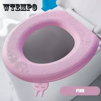 Водонепроницаемый чехол на сиденье для унитаза вставки из ЭВА, летний быстросохнущий коврик для унитаза, чехол для подушки, четыре сезона, универсальный, милые красочные сиденья для унитаза, дышащая подушка зелёный