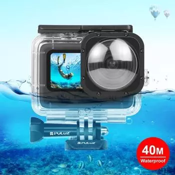 Водонепроницаемый чехол PULUZ 40 м для GoPro HERO9 Black Max Lens Mod прозрачный