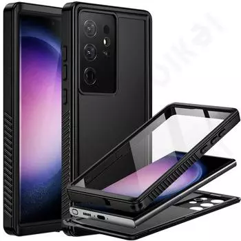 Водонепроницаемый чехол с защитой IP68 для Samsung A54 A14 A34 5G Galaxy S24 S23 S22 S21, ультраметаллический алюминиевый роскошный чехол для телефона для плавания Samsung S9