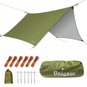 Водонепроницаемый чехол Unigear UV UV Water Heat Storage Case Удобный для армейского зеленого брезента, Hexa, Защита, Защита, Отталкивающий, Легкий, Изолирующий,