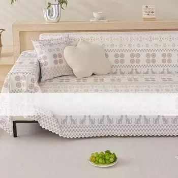 Водонепроницаемый, чтобы предотвратить утечку мочи, чехол для дивана, ткань, четыре сезона, универсальный милый стиль, полное покрытие, чехол для дивана, подушка 180*130cm