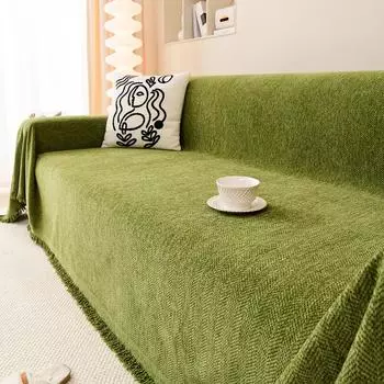 Водонепроницаемый, чтобы предотвратить утечку мочи, диванное полотенце, кремовый чехол для дивана из синели, универсальный нескользящий чехол для четырех сезонов 180*130cm