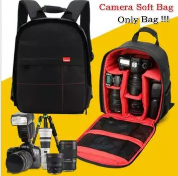 Водонепроницаемый цифровой зеркальный фоторюкзак с чехлом для дождя, многофункциональная сумка для зеркальной фотокамеры оранжевый