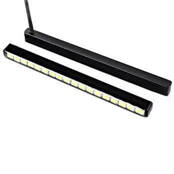 Водонепроницаемый DC 12V DRL 18 светодиодов дневные ходовые огни для автомобиля универсальные супер яркие светодиодные дневные ходовые огни для автомобиля белый