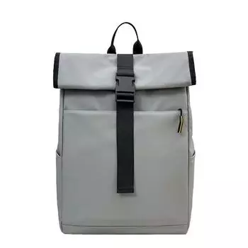 Водонепроницаемый деловой рюкзак, повседневный рюкзак для поездок на работу, вместительный рюкзак для студентов и студенток колледжей, сумка для компьютера, простой рюкзак. 18 серый