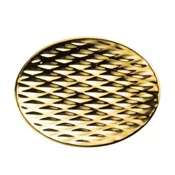 Водонепроницаемый держатель для мыла в ванной комнате, утолщенный поднос для мыла, легкоочищаемая керамическая полка для мыла для дома золотистый