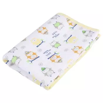 Водонепроницаемый детский хлопковый коврик для мочи подгузник постельное белье пеленальный чехол подкладка желтый упакованный M