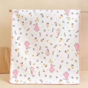 Водонепроницаемый детский пеленальный коврик Милый мультяшный протектор для кровати Подгузник Мягкое постельное белье Впитывающие пеленки Малыши 50*70cm-01