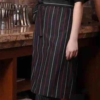 Водонепроницаемый фартук для повара-бистро на талии для мужчин и женщин, полиэстеровый кухонный фартук с карманом для инструментов, устойчивый к масляным пятнам чистящий фартук для домашнего кухонного бара белый