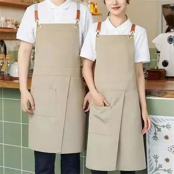 Водонепроницаемый фартук из грязевого полотенца, венок, кухонный фартук, подвесной шейный фартук One Size