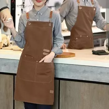 Водонепроницаемый фартук Yousheng для мужчин и женщин, устойчивый к жиру и пятнам, фартук для приготовления пищи для шеф-повара, кафе, официанта, барбекю, кухонных принадлежностей