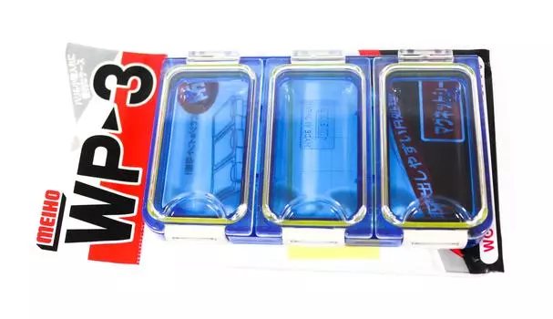 Водонепроницаемый футляр для деталей Meiho WP-3 (115 х 73 х 18 мм) синий (0965) N/A синий