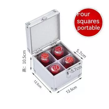 Водонепроницаемый герметичный ящик для хранения из алюминиевого сплава, портативный с замком, многофункциональный герметичный ящик для хранения