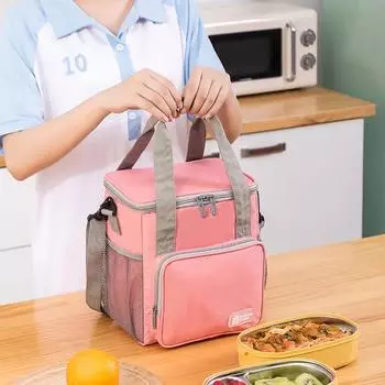 Водонепроницаемый герметичный регулируемый изолированный ланч-сумка для пикника на открытом воздухе, термосумка серый