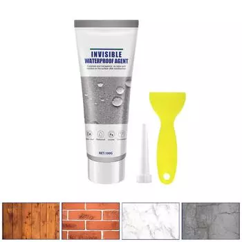 Водонепроницаемый герметик для покрытия, невидимый водостойкий агент, 100 г, универсальный и прочный клей для домашнего ремонта и поделок