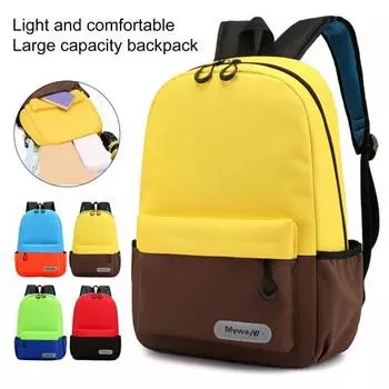 Водонепроницаемый холщовый рюкзак для женщин-подростков, эргономичная школьная сумка со светоотражающей полосой, дорожная сумка на плечо