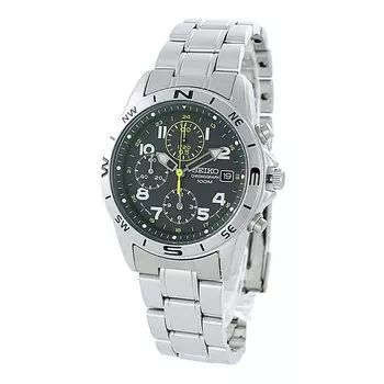 Водонепроницаемый хронограф дата военный SND377P [Seiko часы] Мужские Женские [Товар]