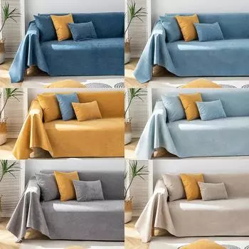 Водонепроницаемый и устойчивый к царапинам кошачий чехол для дивана, нескользящее полотенце для дивана Nordic Ins Four Seasons Simple All-inclusive, подушка для дивана, чехол для дивана 180*130cm