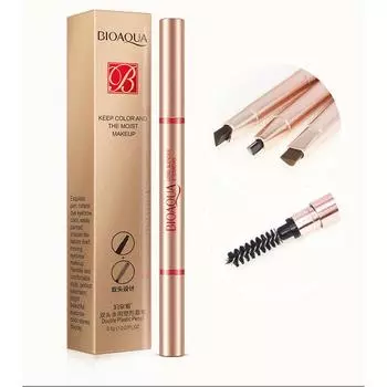 Водонепроницаемый карандаш для бровей с кистью для макияжа, косметический инструмент